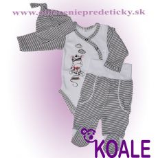 Detská výbavička do pôrodnice Zebra 56,62,68