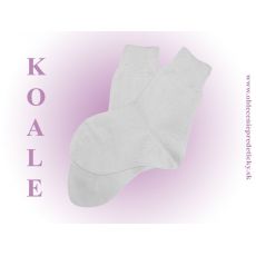 Biele bavlnené ponožky detské