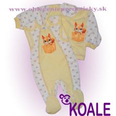 Súpravička Veverička pre bábo 56,62,68