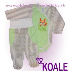 Súpravička do pôrodnice Veverička 50,56,62,68