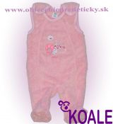 Chlpaté dupačky pre dievča Slimáčik 56,62,68,74