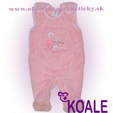 Chlpaté dupačky pre dievča Slimáčik 56,62,68,74