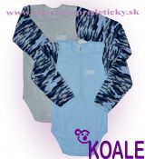 Maskáčové detské body 116,122