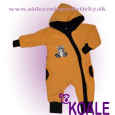 Teplákový overal pre Bábätko Medvedík čistotný 56,68,74