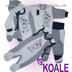 Námornícke oblečenie pre bábätká 56,62